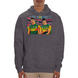 David & Seanie (2022 Comic Art Tribute) - Premium Unisex Pullover Hoodie