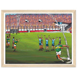 Some Kick by Seanie (2022 Comic Art Tribute) - Classic Semi-Glossy Paper Wooden Framed Poster